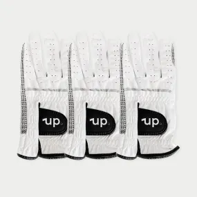 3 Pack Underpar Cabretta Leather Anti Slip Glove