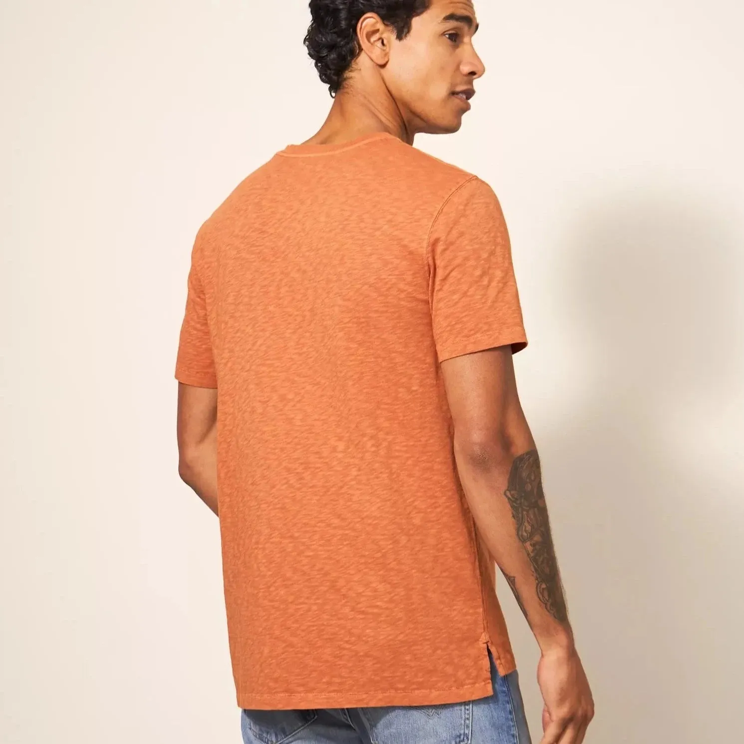 Abersoch Short Sleeve Tee - Orange