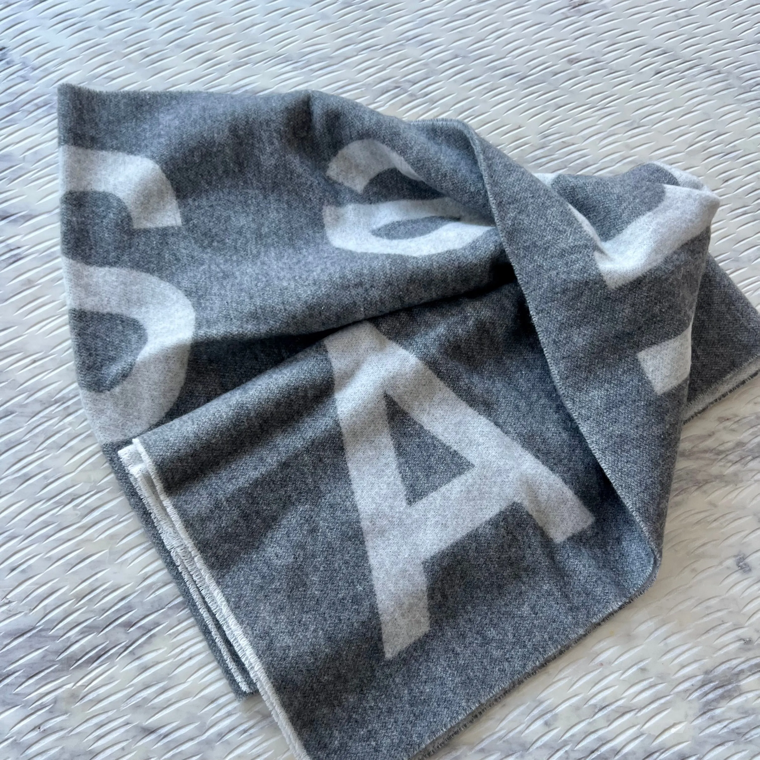 Acne Logo Scarf