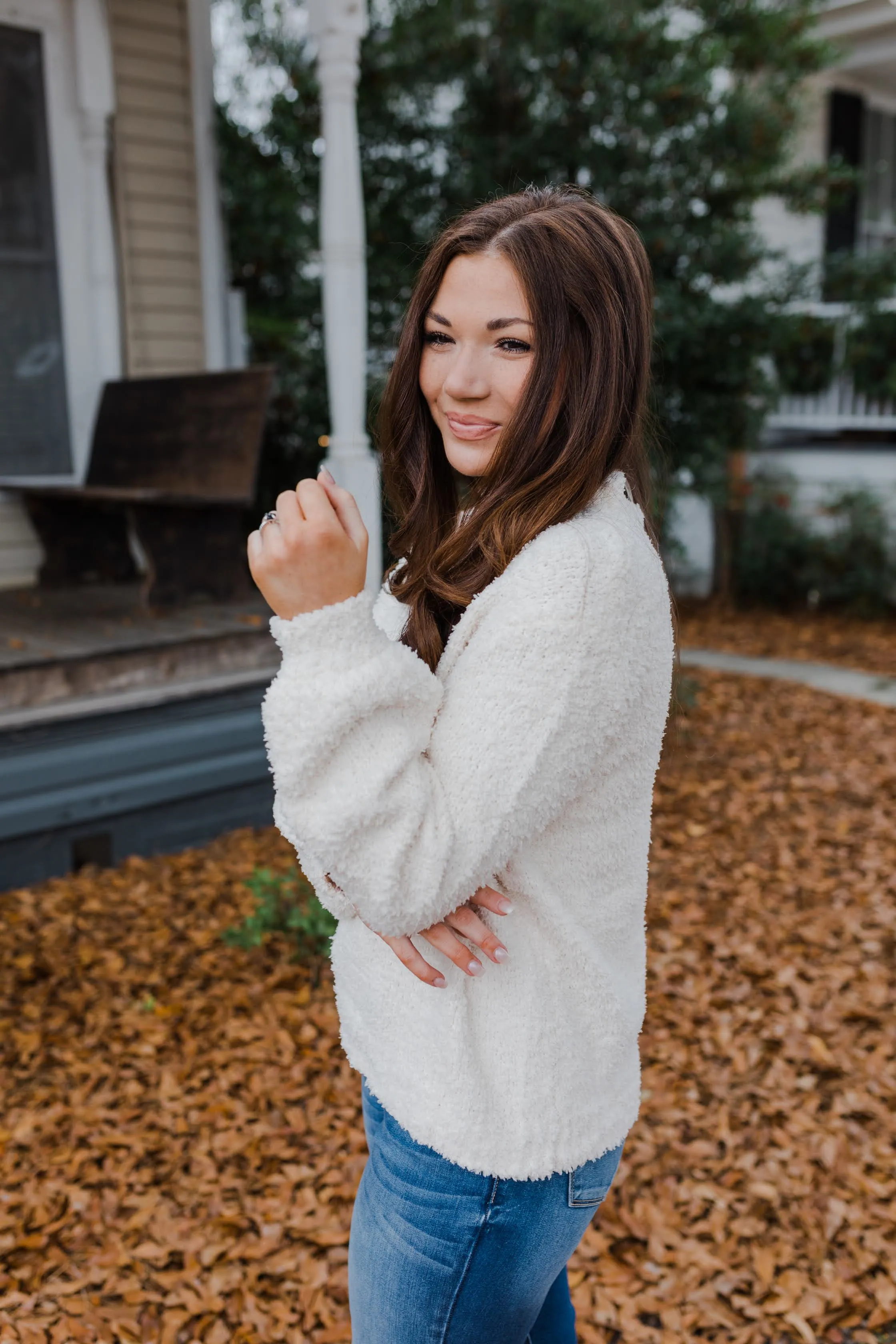 Addison Cream Puff Sweater