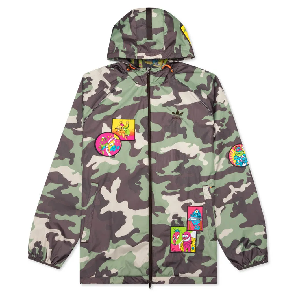 Adidas Originals x Jeremy Scott Windbreaker - Multi Color