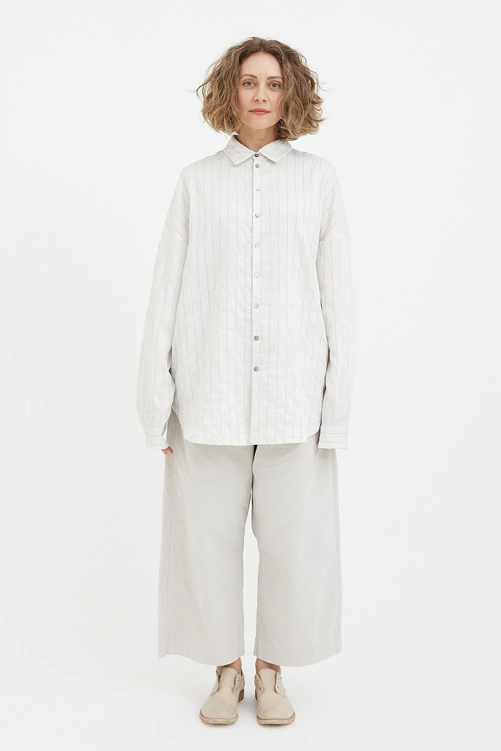 Album Di Famiglia - Unisex Collar Shirt Stripes