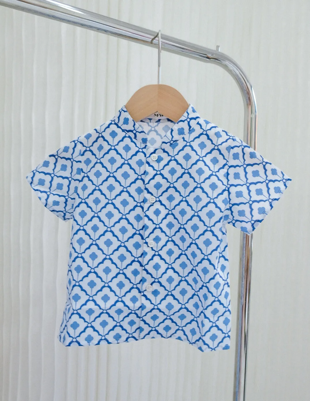 Porcelain Tile Patterned Anders Shirt