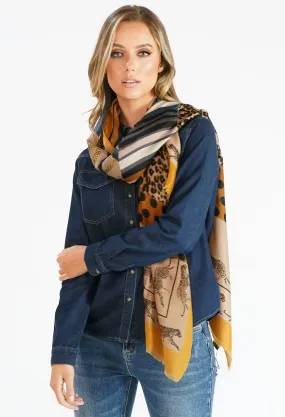 Animal Print Scarf-2