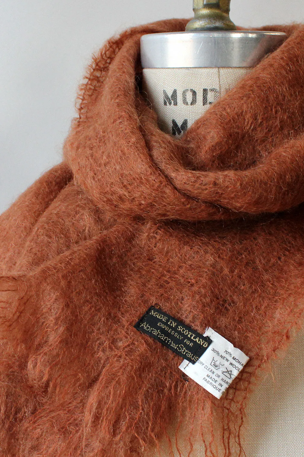 Apple Cider Mohair Scarf