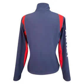 Ariat Team Softshell Jacket in Navy/Red - Women's XS