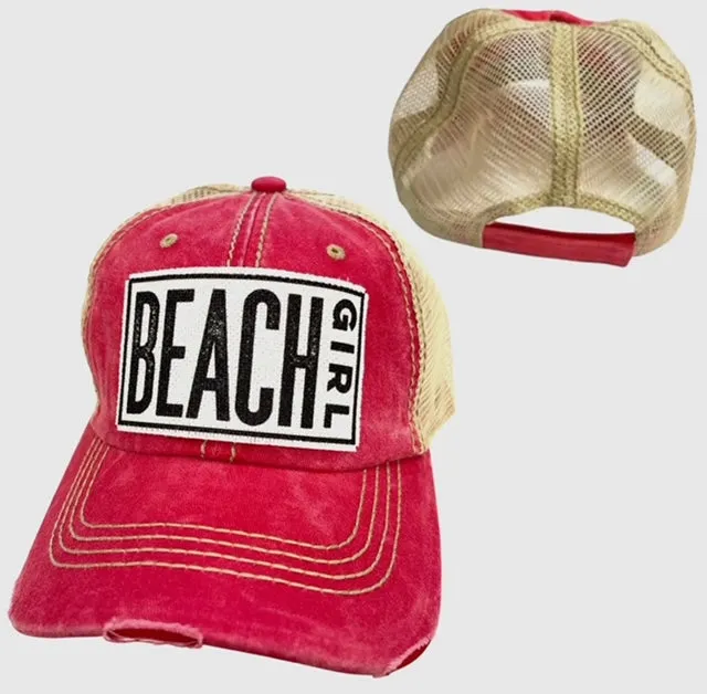 Beach Vintage Patch hats