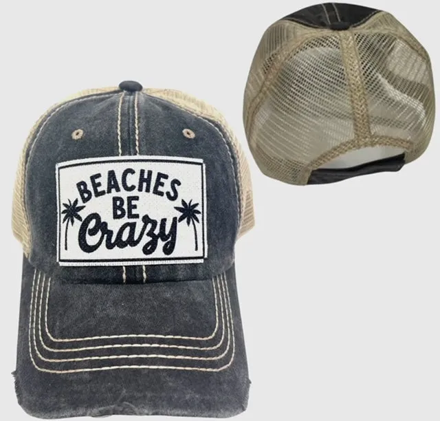 Beach Vintage Patch hats