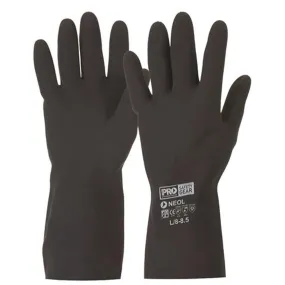 Black 30cm Neoprene Gloves