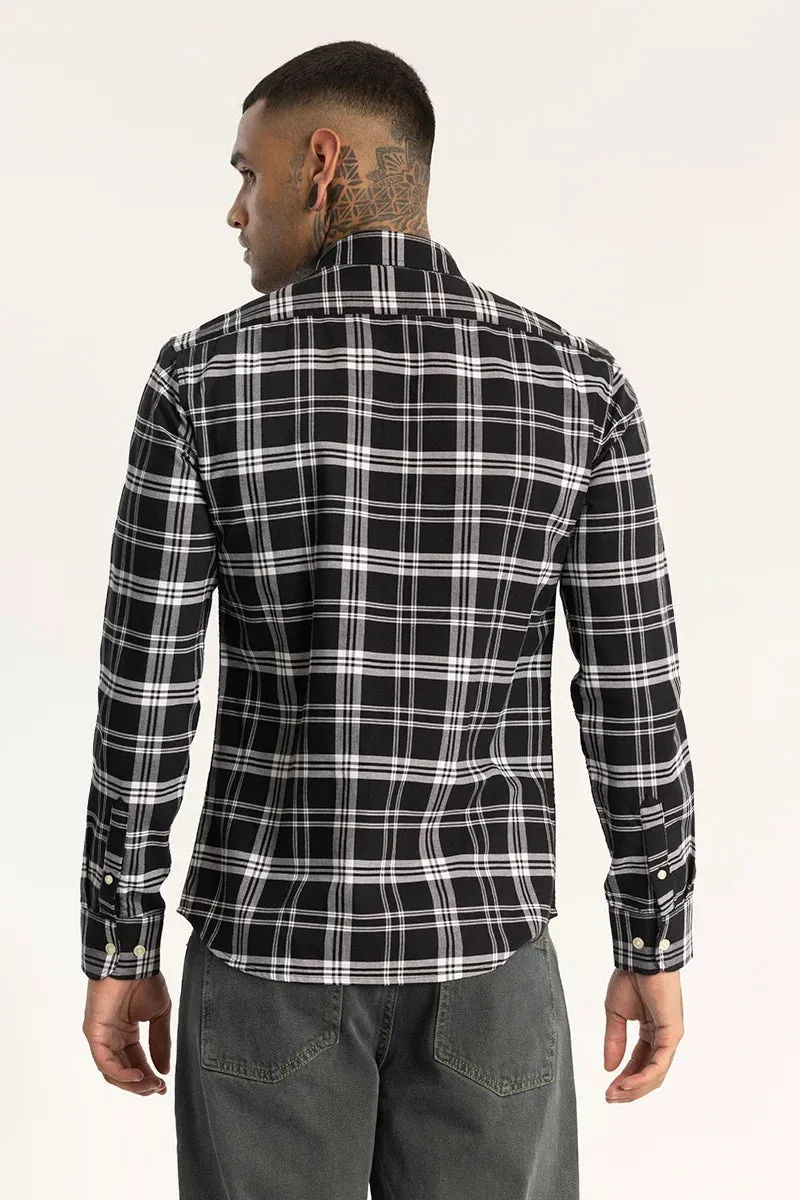 Black Checkered Shirt