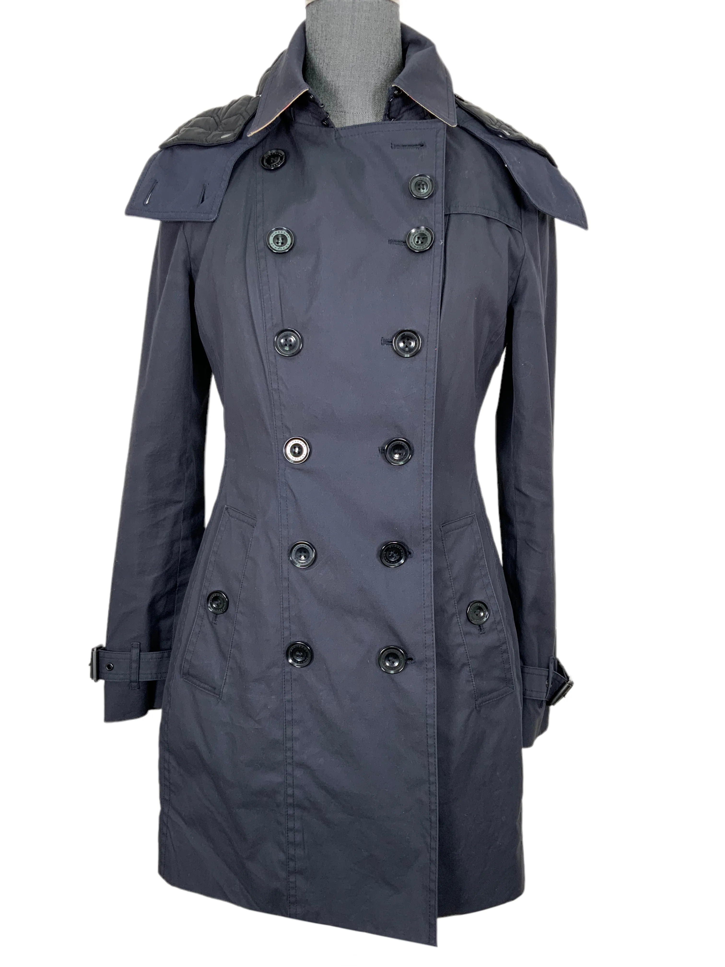 Burberry Double Breasted Trench Coat Size M