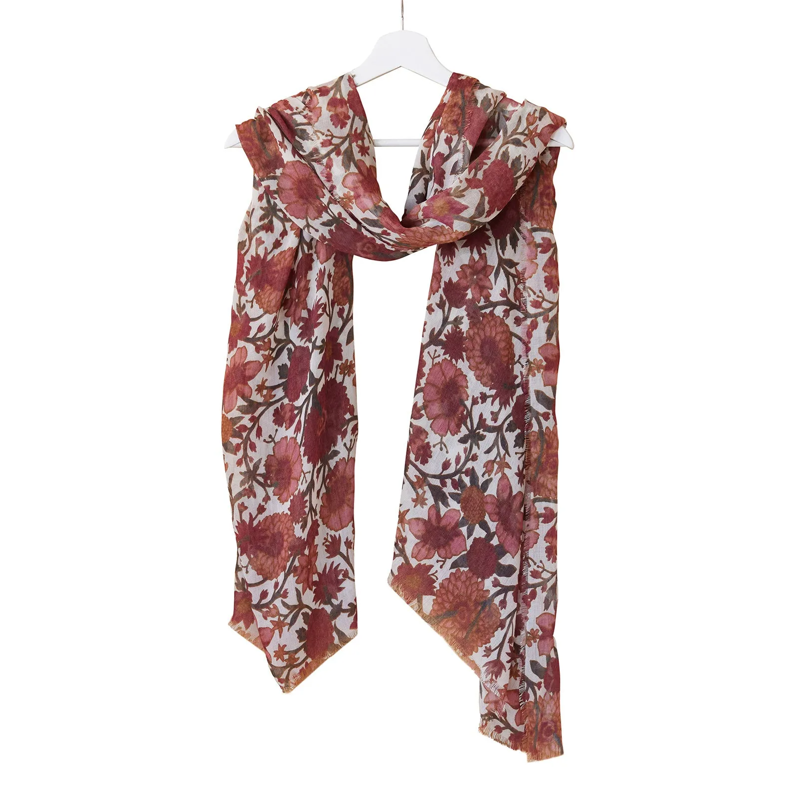 Capri Rose Featherweight Scarf