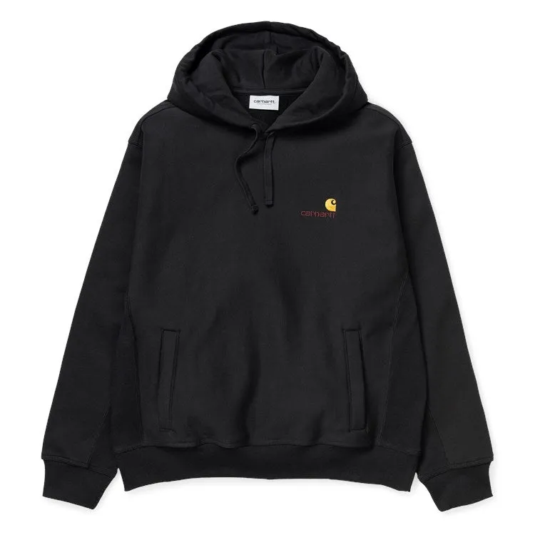 Carhartt Hooded American Script Sweat Black