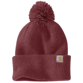 'Carhartt' Women's Knit Pom Pom Cuffed Beanie - Sable