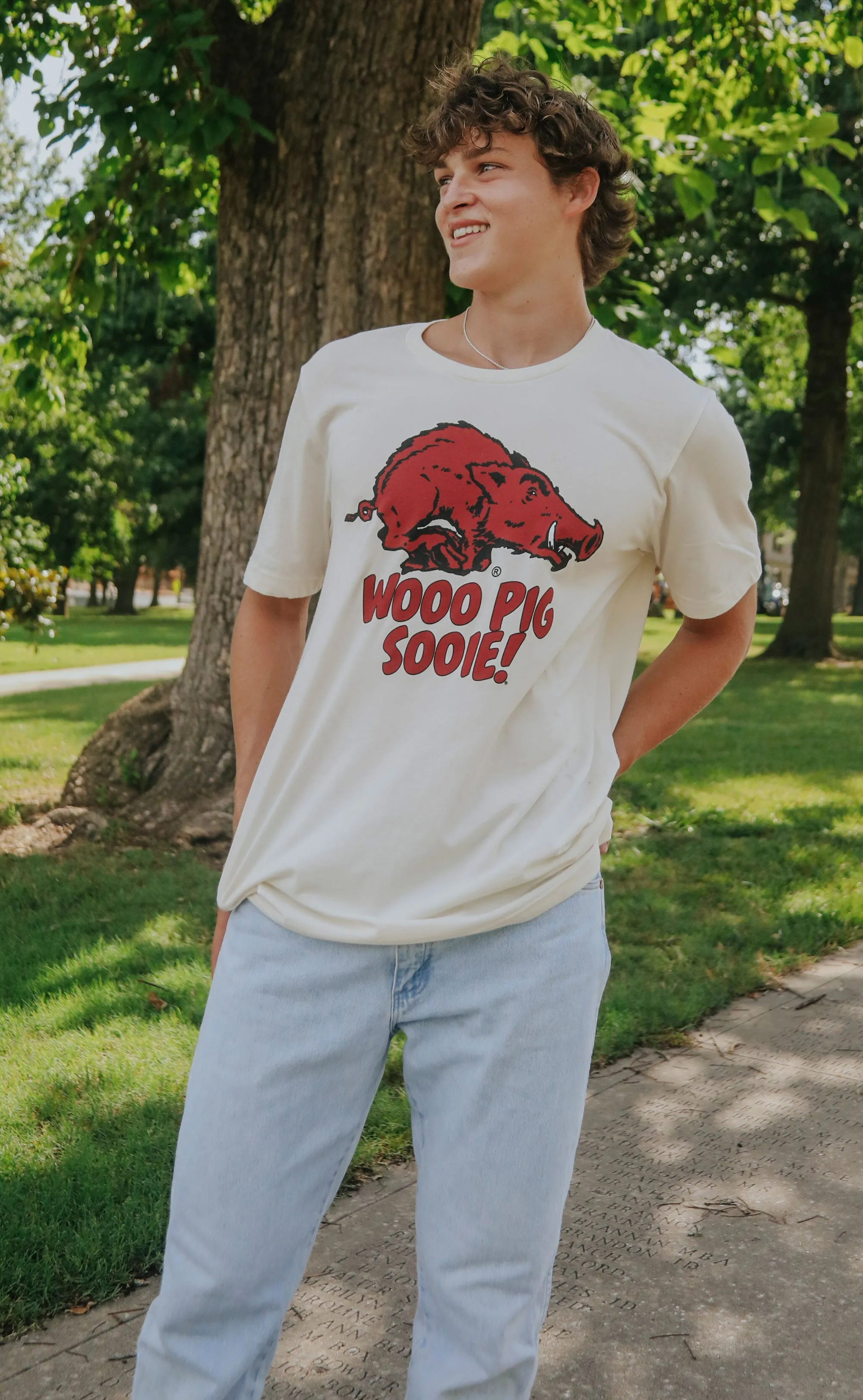 charlie southern: woo pig sooie vault t shirt