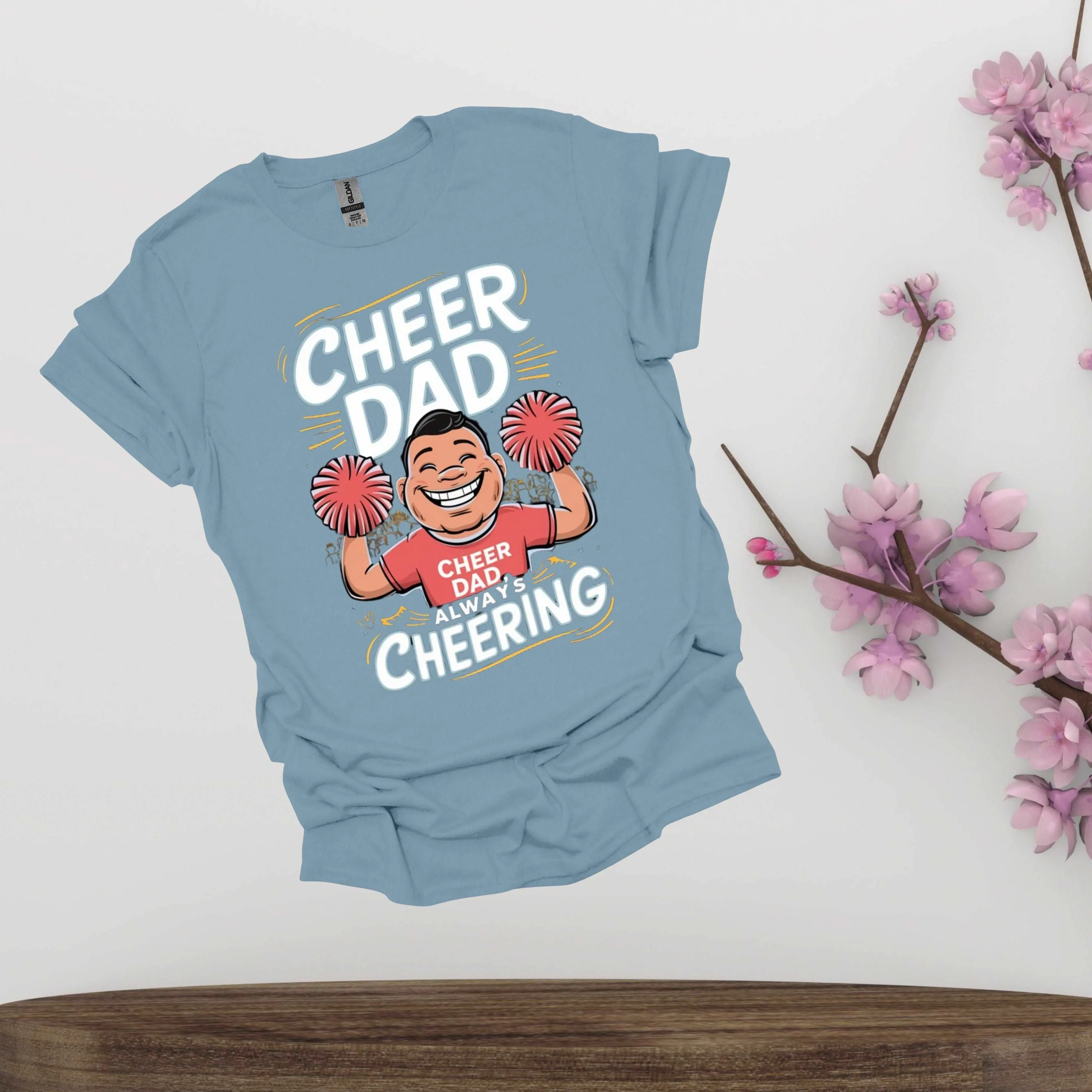 Cheer Dad Shirt - Fathers Always Cheering