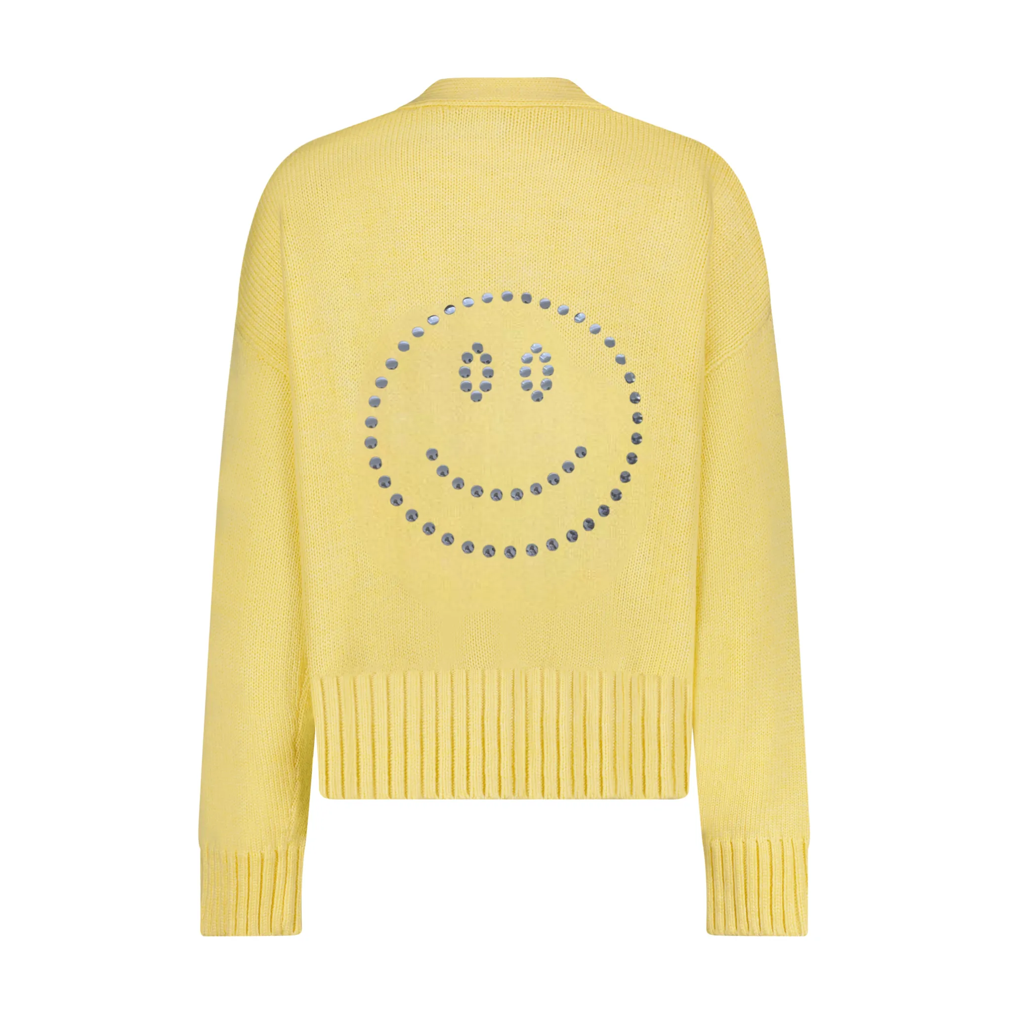 Chunky Grommet Smile Cardigan