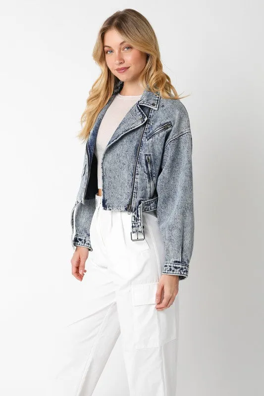 Denim Moto Jacket