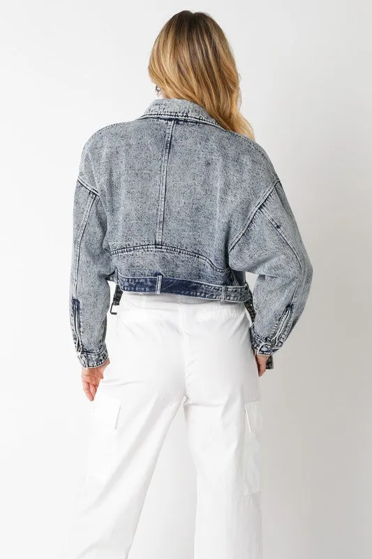 Denim Moto Jacket