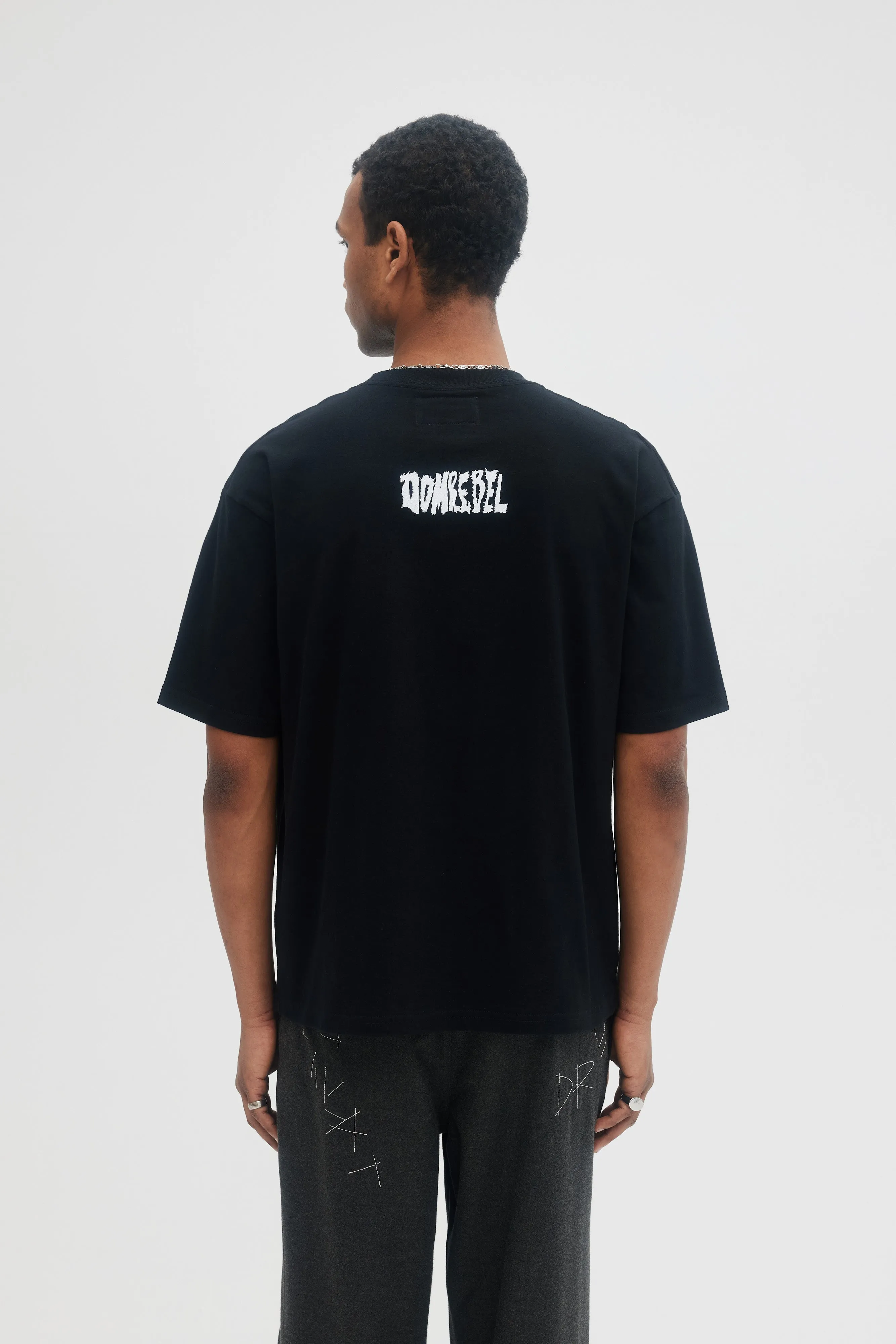 DOMREBEL Call U Tee - Black