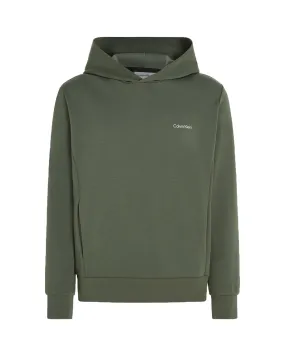 Felpa Uomo Calvin Klein Micro Logo Repreve Hoodie Verde