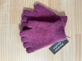 Fingerless Gloves - Short - Grape