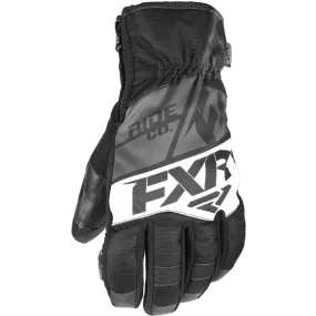 FXR Fuel Short Cuff Glove Black/Char/White