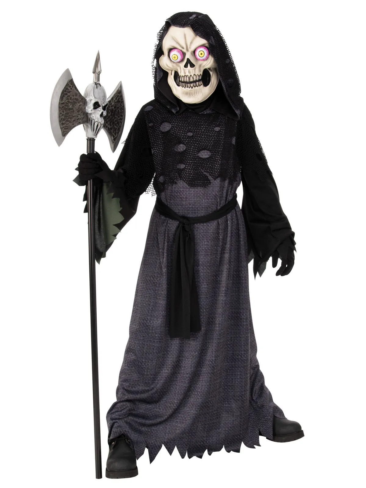 Google-Eyed Skeleton Costume for Kids