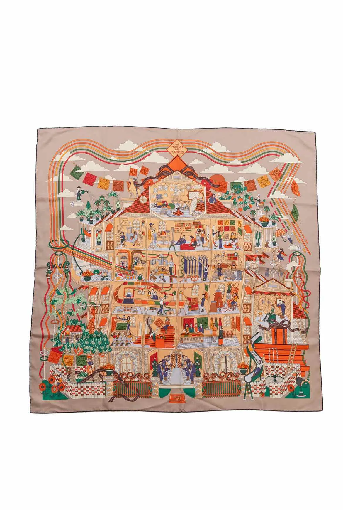 Hermes La Maison Des Carres Scarf