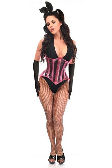 Lavish 4 PC Pink Festival Bunny Corset Costume