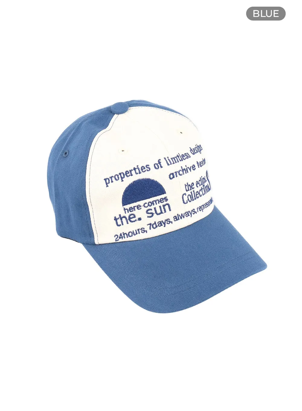 Lettering Baseball Cap CM418