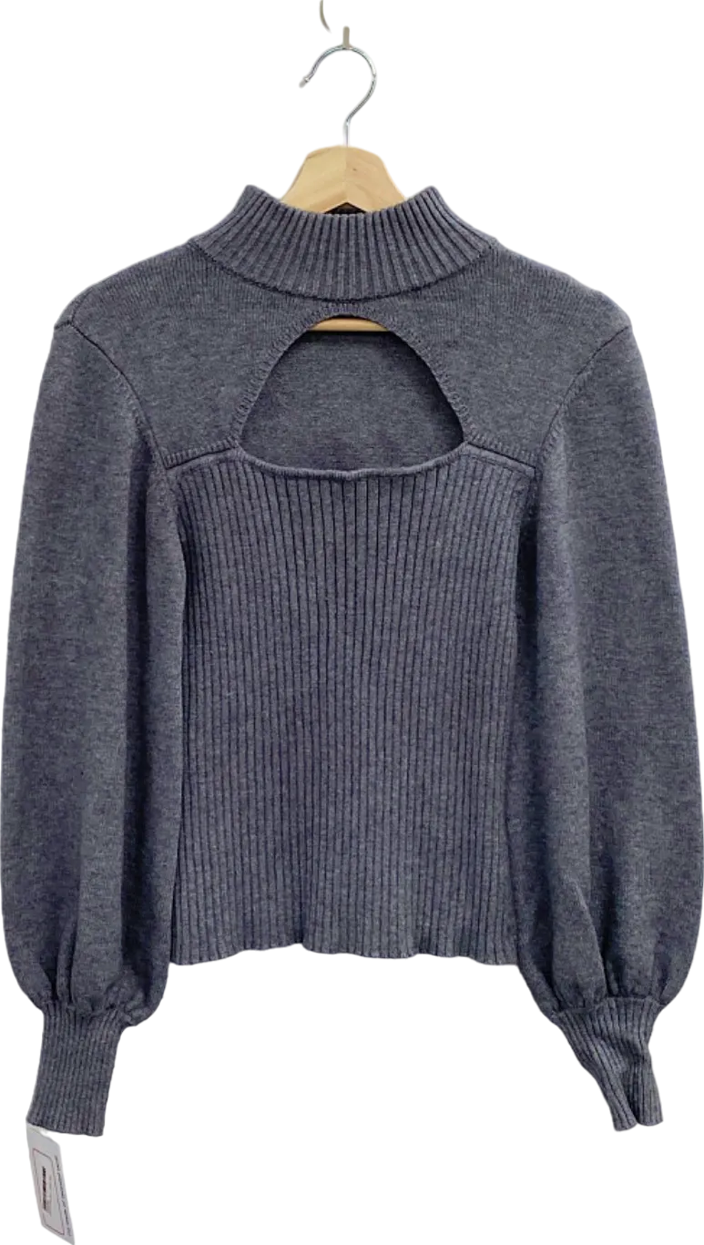 Michelle Keegan Grey Cut Out Sweater UK Size 12