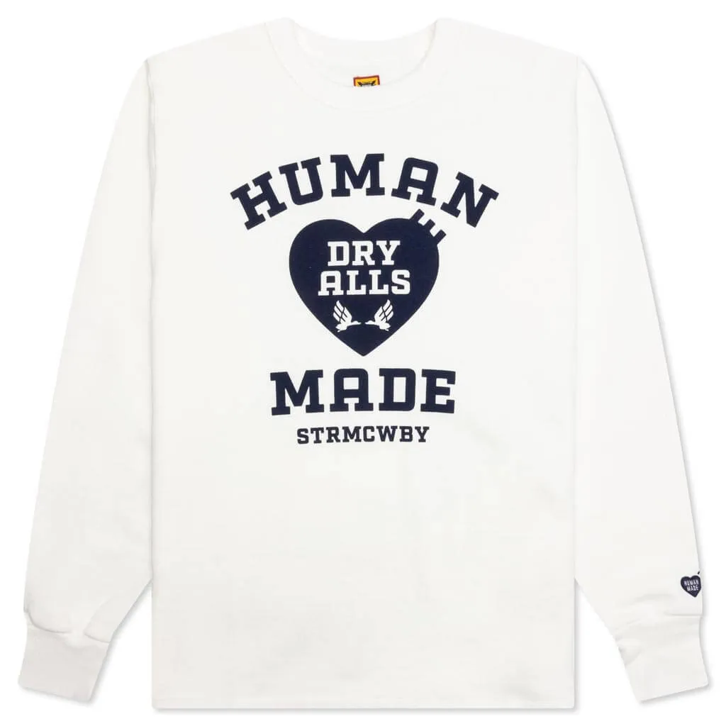 Military Sweatshirt - White