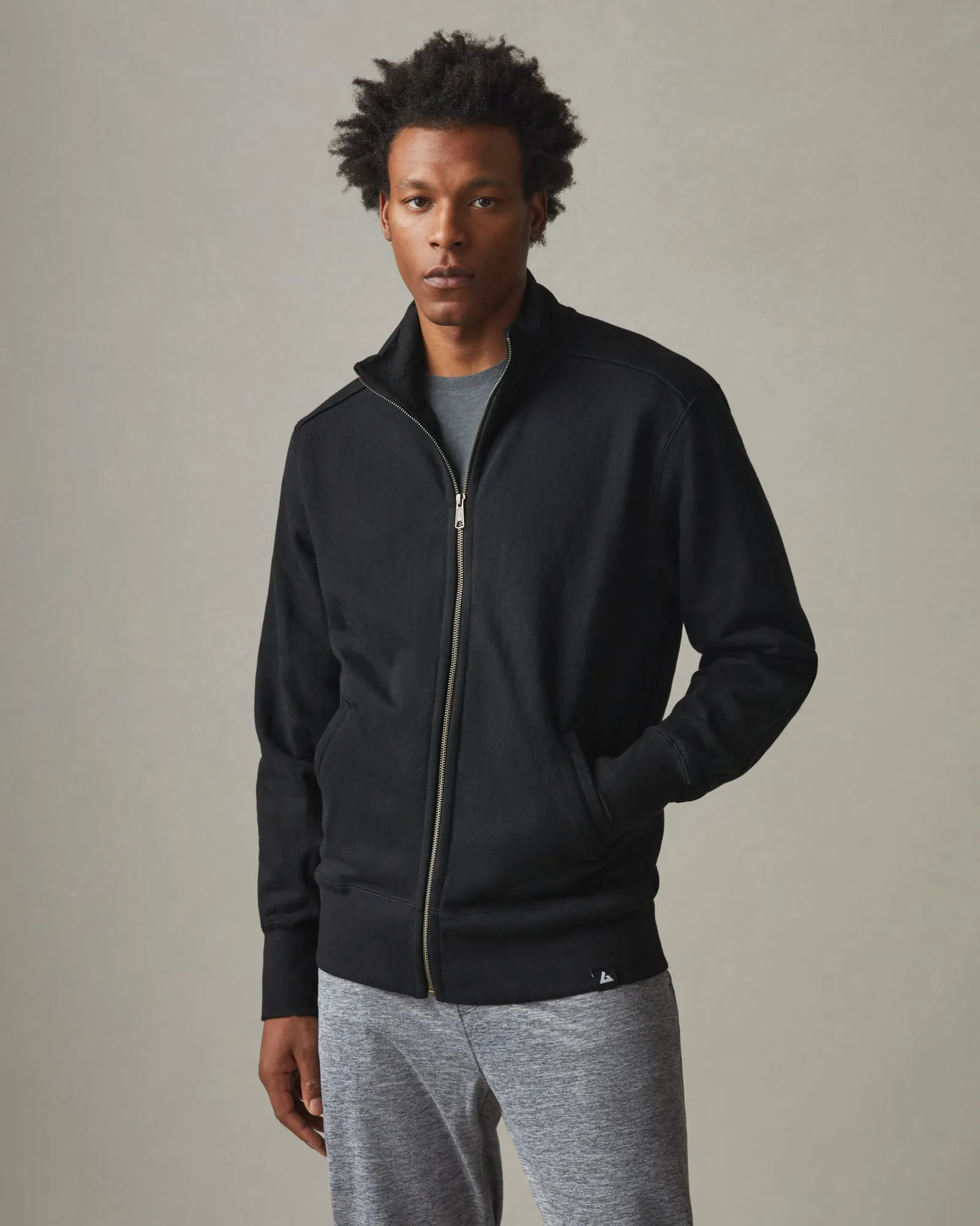 Moto Full Zip - Black