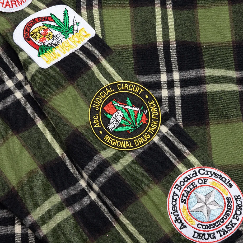 NARC Flannel Shirt - Green