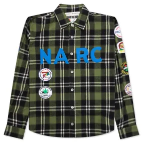 NARC Flannel Shirt - Green