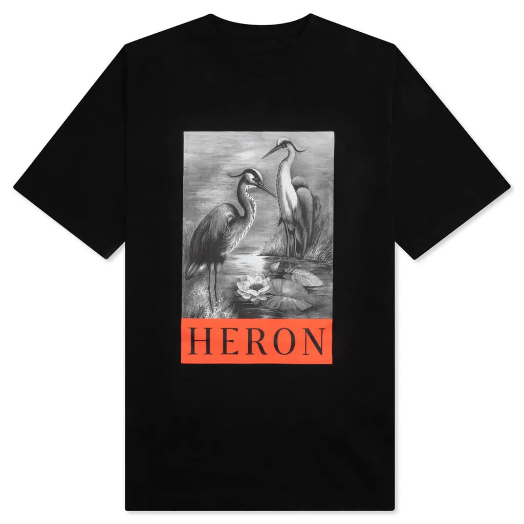 NF Heron BW S/S Tee - Black/Black