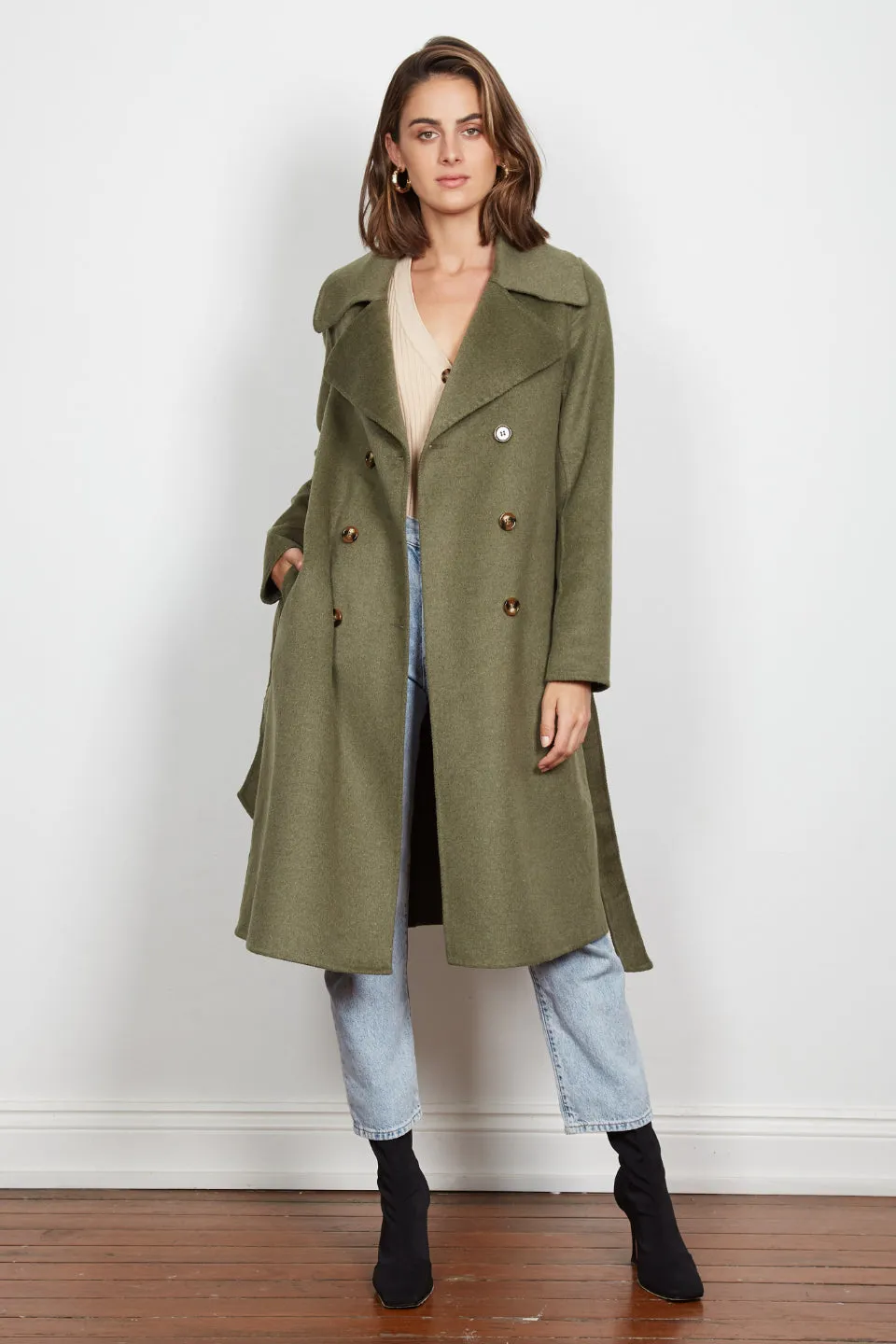 Officer Khaki Coat