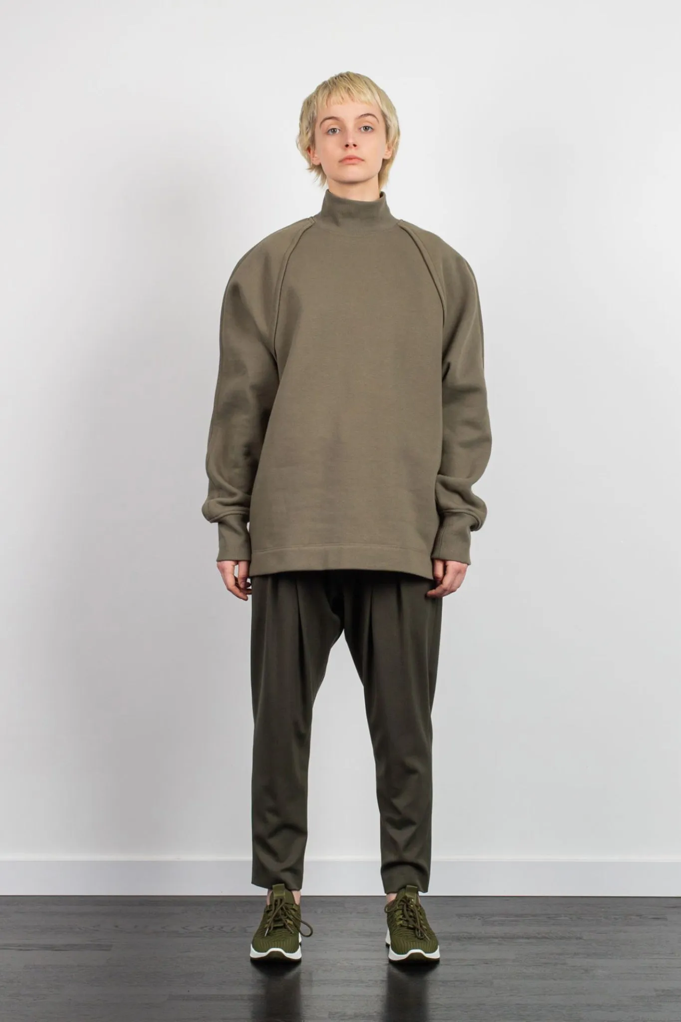 Raglan Sleeve Turtleneck