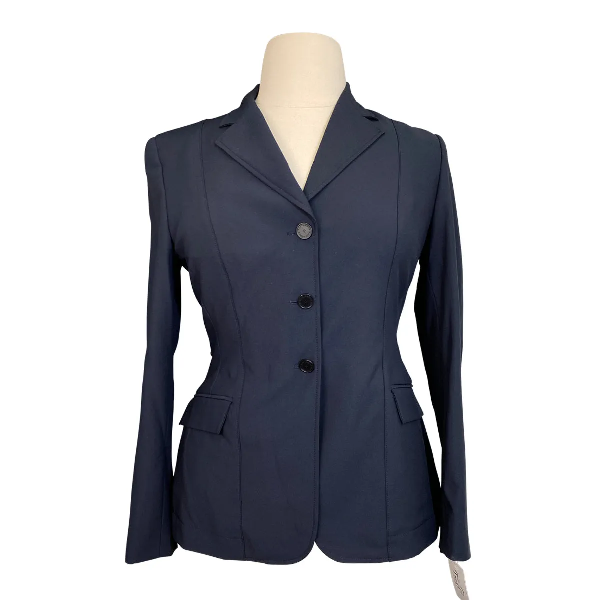 RJ Classics 'Nora' Grey Label Show Coat in Navy - Women's 14R