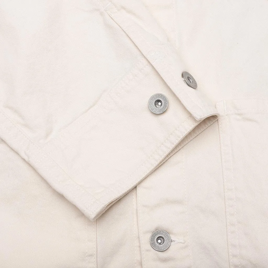 Short Coverall Jacket - White