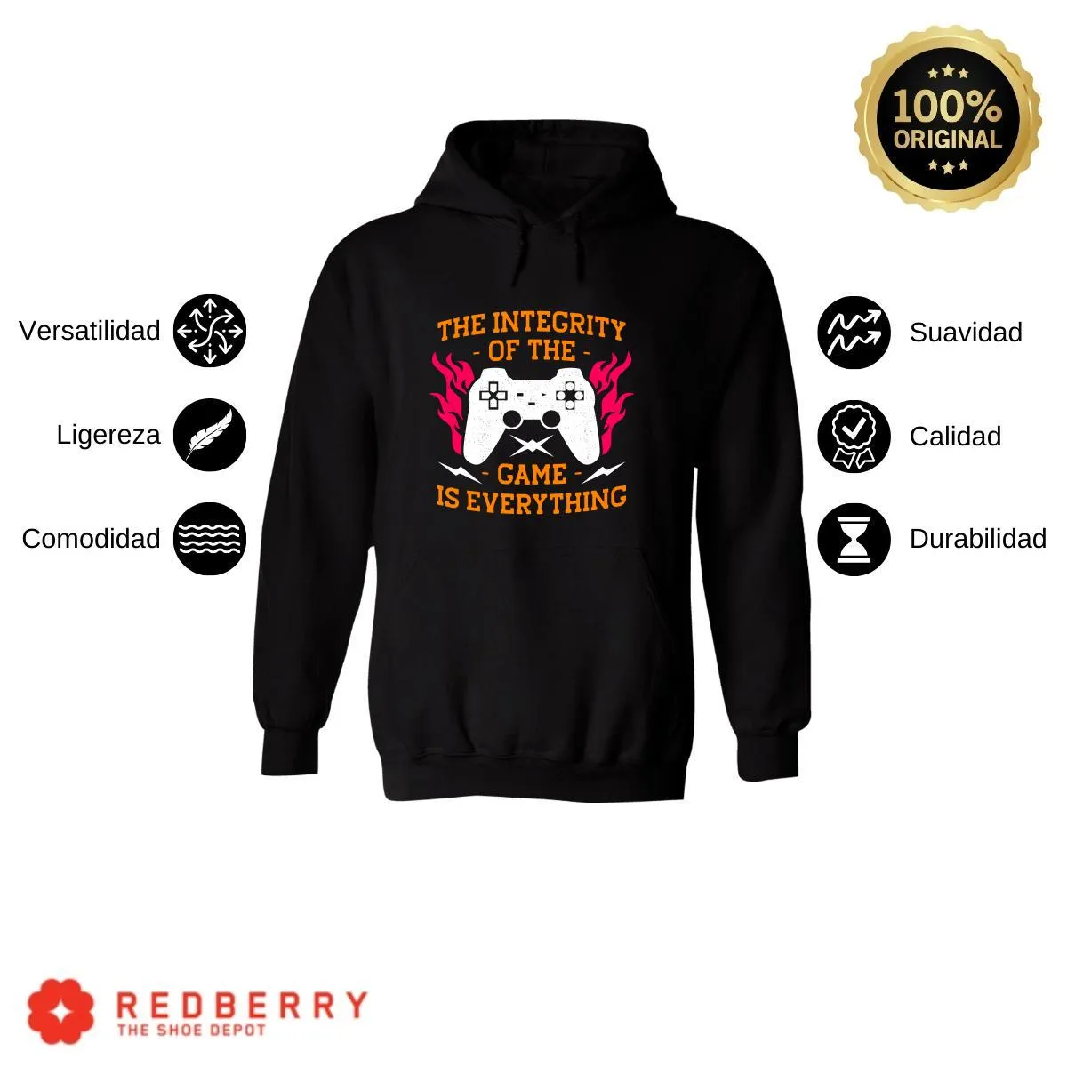 Sudadera Hombre  Hoodie Gamer Videojuegos Frases 096