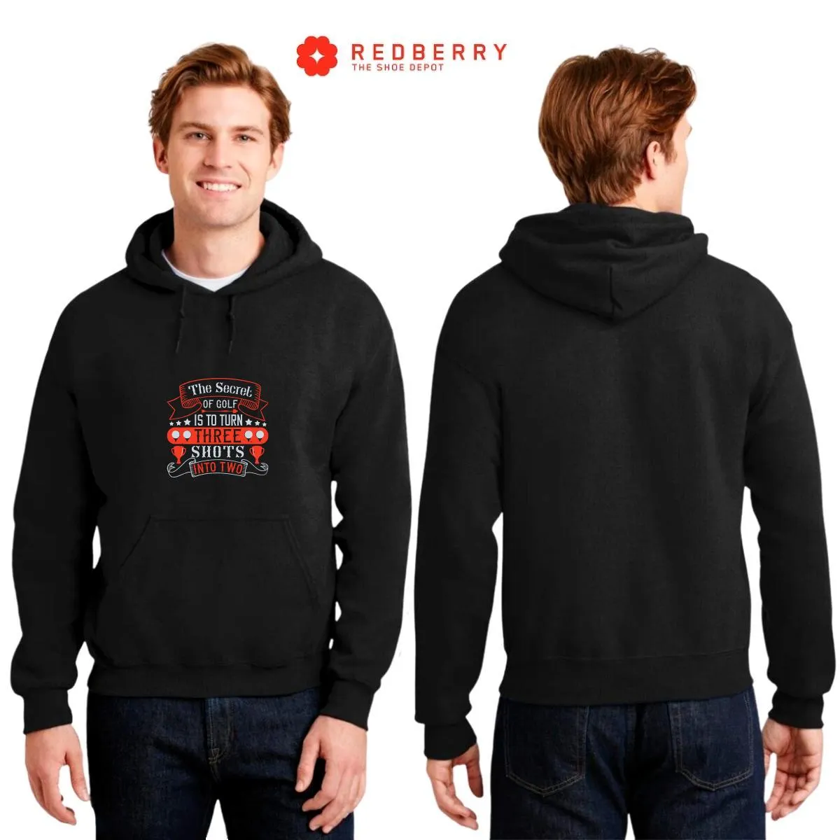 Sudadera Hombre  Hoodie Golf Deporte Frases 042