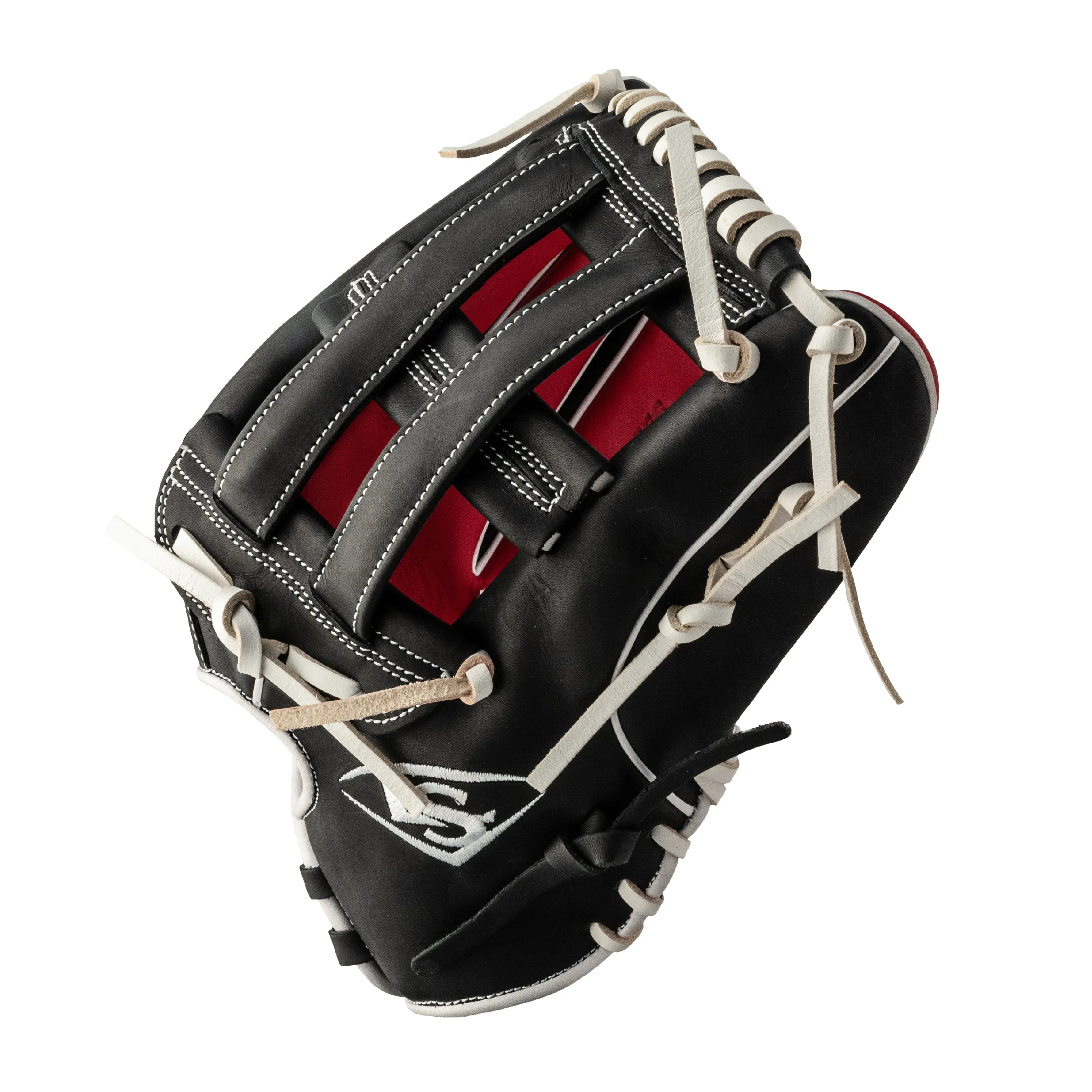 Super Z Slowpitch Fielding Glove 24 - Red - Black - White