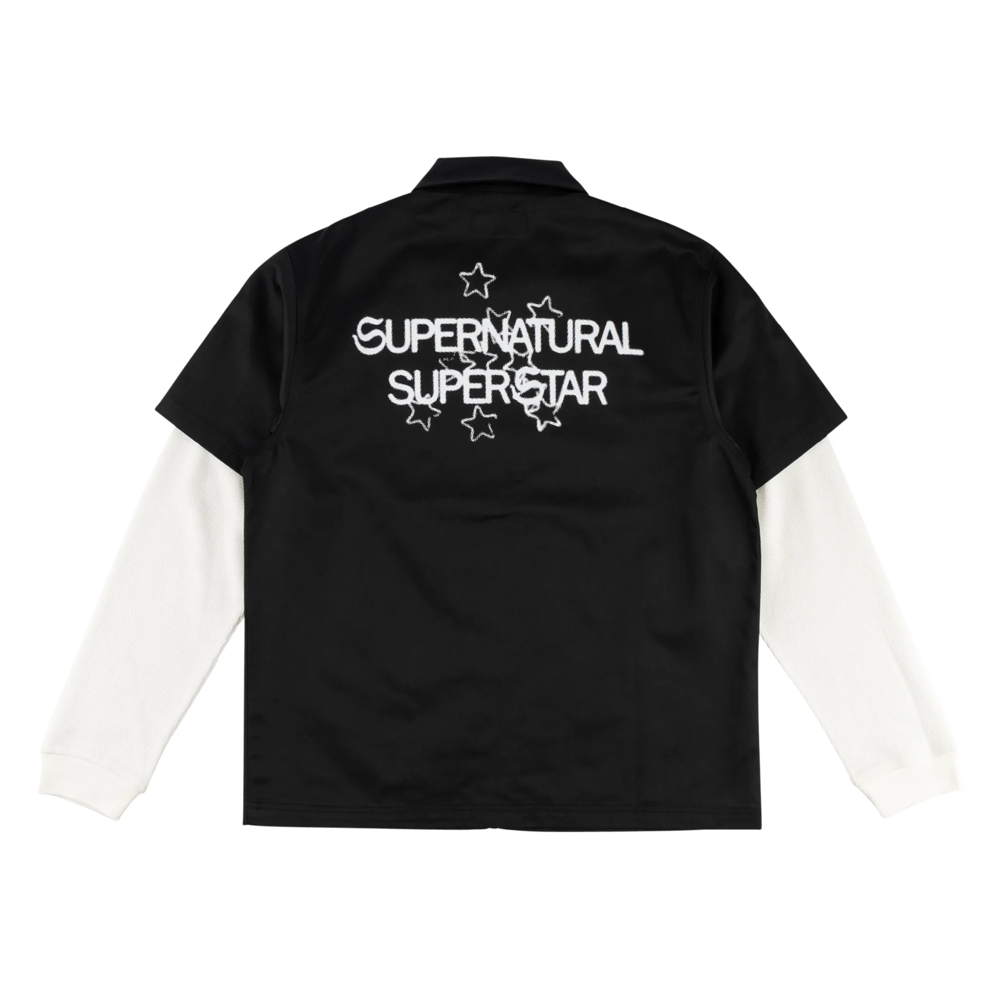 Supernatural Twill Work Shirt w/ Layered Thermal Sleeves