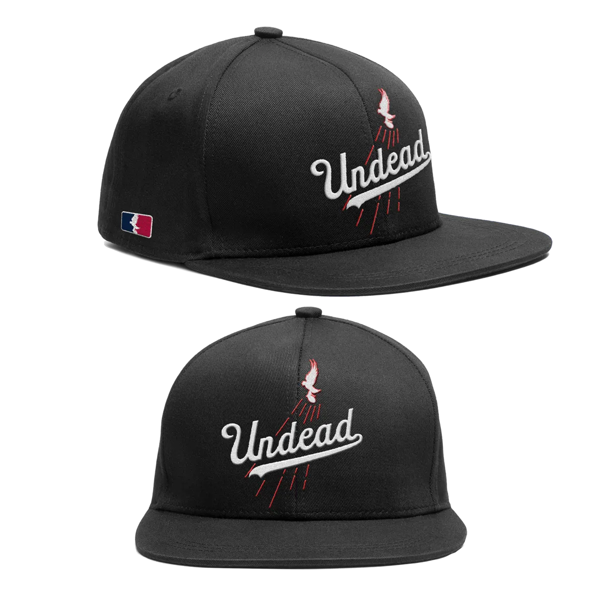 Undead Baseball Logo Snap Back Hat (Black)