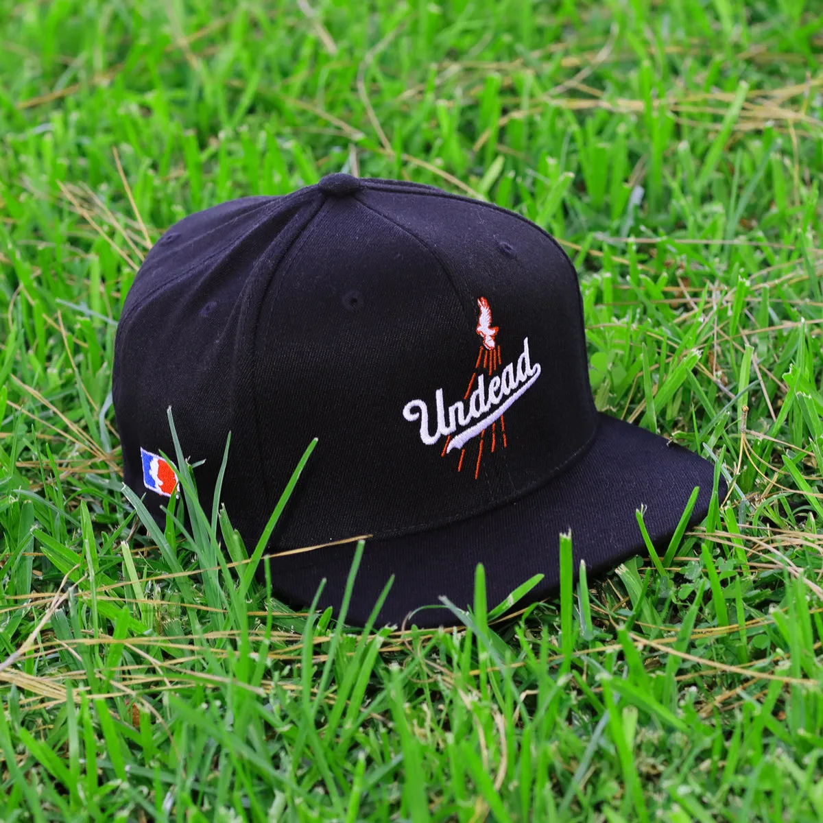 Undead Baseball Logo Snap Back Hat (Black)