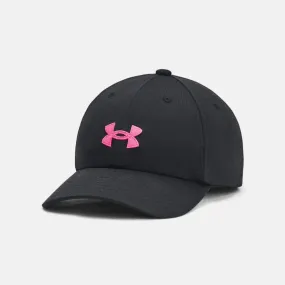 Under Armour Black/Rebel Pink Youth Adjustable Blitzing Cap