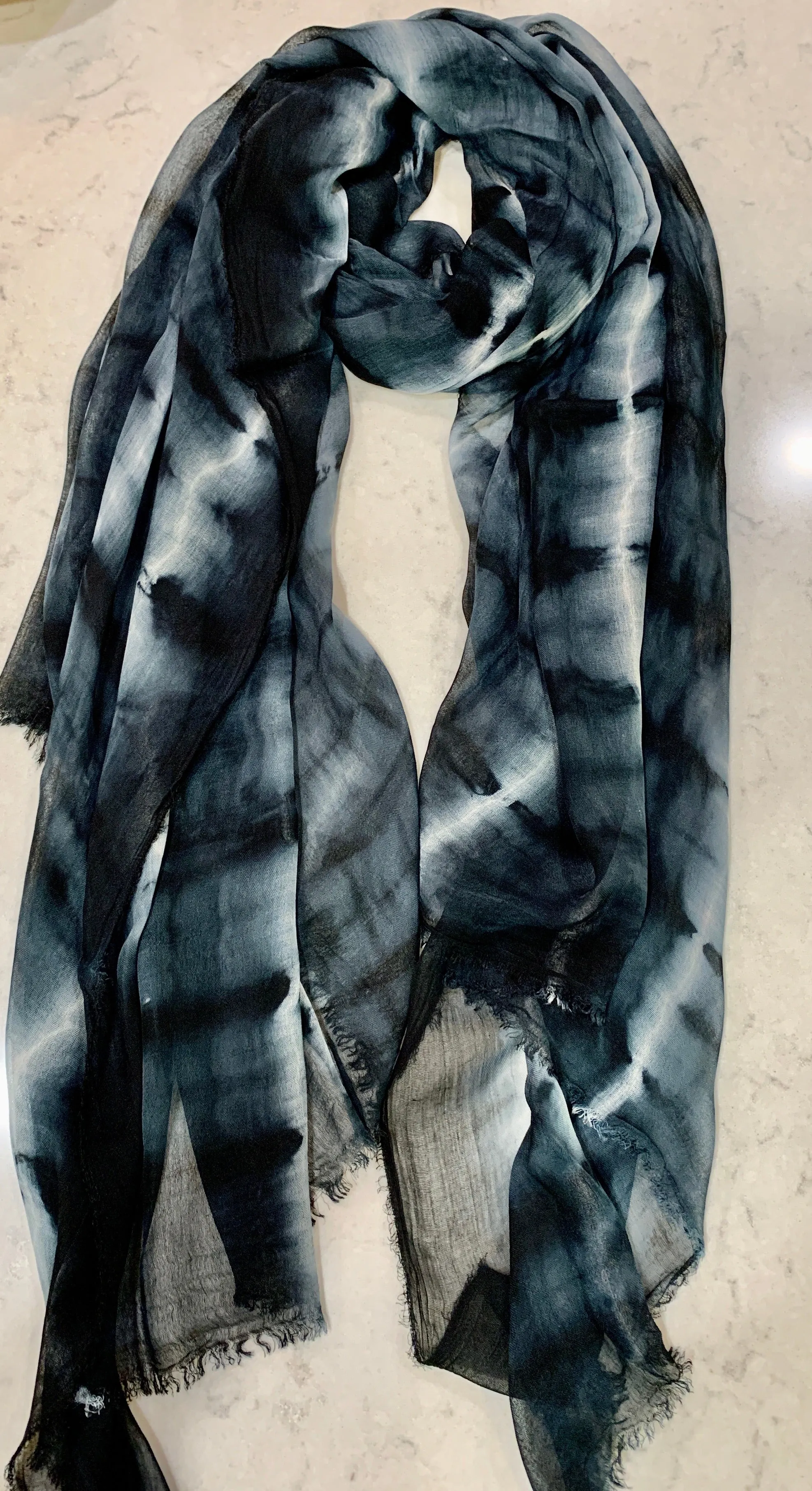 Vintage Tie Dye Scarf