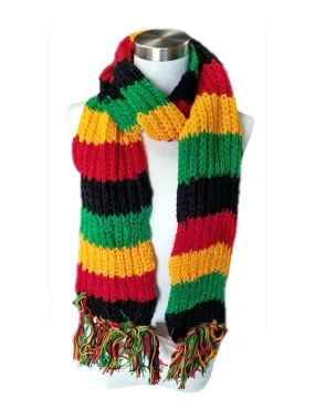 Woolen Knit Rasta Scarf